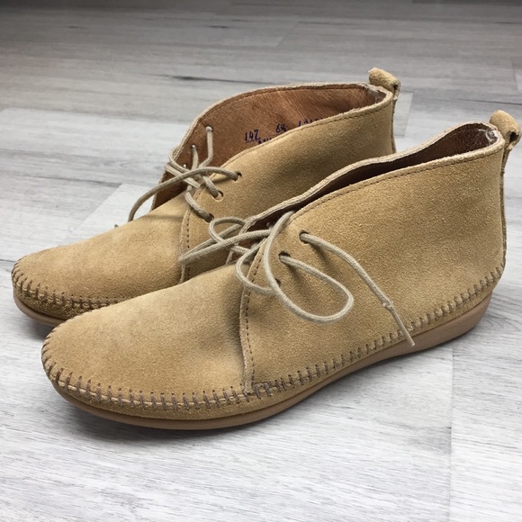 NWOT Vintage Minnetonka Ankle Moccasins, Sz 6.5 - Picture 1 of 6